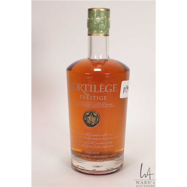 Sortilege/ Prestige/ 7 Year-Old/ Canadian Whisky & Pure Maple Syrup/ 750ml/ 40.9% ABV Note: Alcohol 