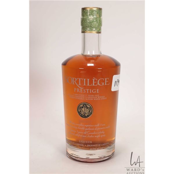 Sortilege/ Prestige/ 7 Year-Old/ Canadian Whisky & Pure Maple Syrup/ 750ml/ 40.9% ABV Note: Alcohol 