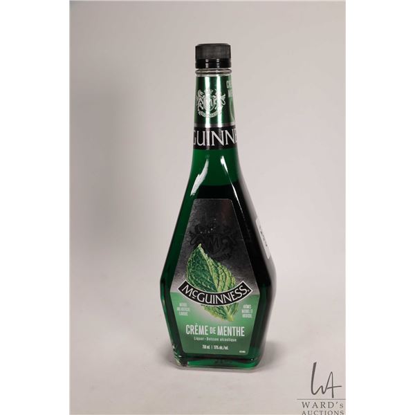 McGuinness/ Creme de Menthe/ Liquor/ 750ml/ 15% ABV Note: Alcohol cannot be insured by any courier i