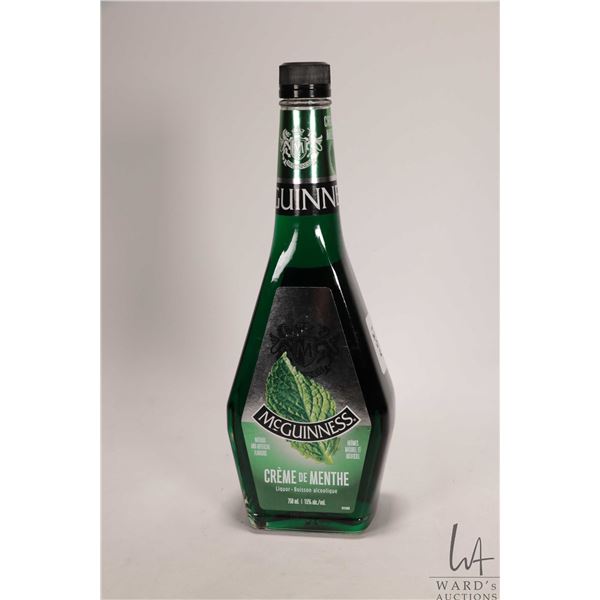 McGuinness/ Creme de Menthe/ Liquor/ 750ml/ 15% ABV Note: Alcohol cannot be insured by any courier i