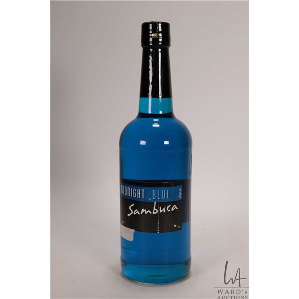 Luxardo/ Midnight Blue Sambuca/ 750ml/ 36% ABV Note: Alcohol cannot be insured by any courier in Can