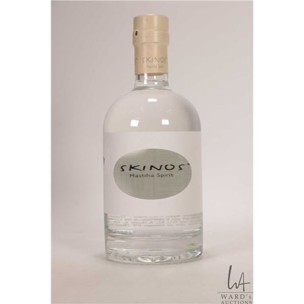 Skinos/ Mastiha Spirit/ 700ml/ 30% ABV Note: Alcohol cannot be insured by any courier in Canada. Loc