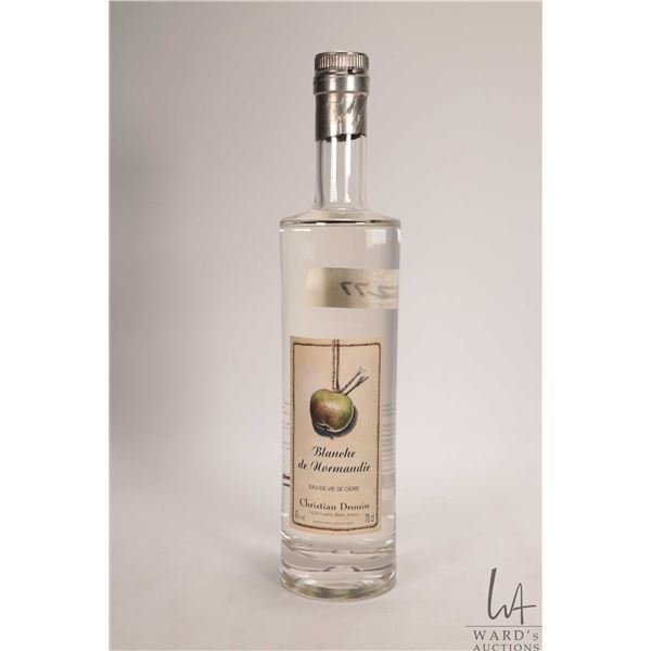Christian Drouin/ Blanche de Normandie/ Eau-De- Vie De Cidre/ 700ml/ 40% ABV Note: Alcohol cannot be