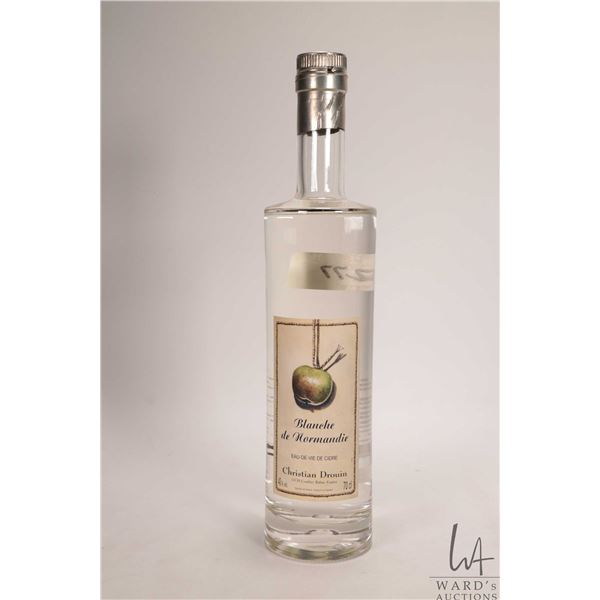 Christian Drouin/ Blanche de Normandie/ Eau-De- Vie De Cidre/ 700ml/ 40% ABV Note: Alcohol cannot be