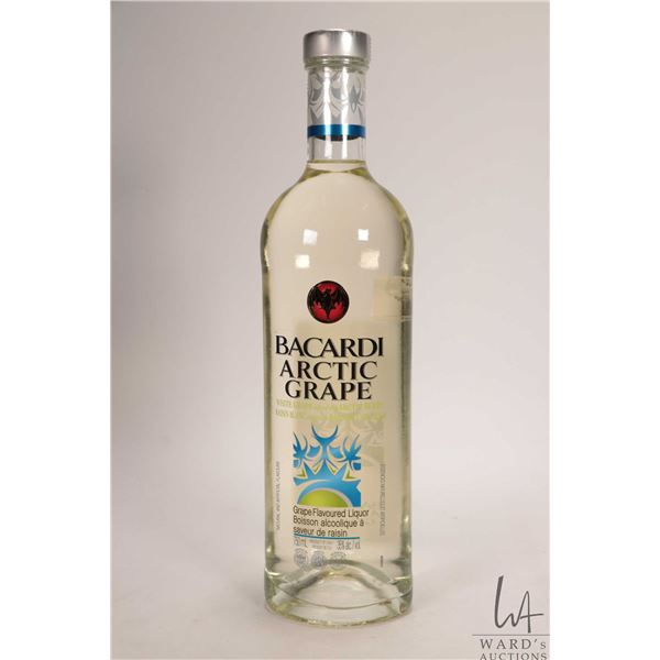 Bacardi/ Arctic Grape/ Grape Flavoured Liquor/ 750ml/ 35% ABV Note: Alcohol cannot be insured by any