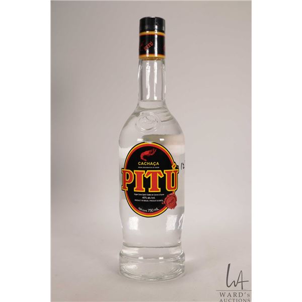 Cachaca Pitu/ Sugar Cane Spirit/ 750ml/ 40% ABV Note: Alcohol cannot be insured by any courier in Ca