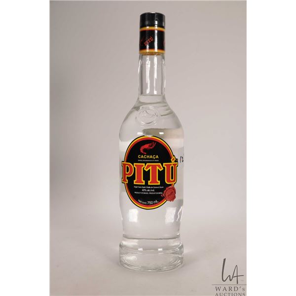 Cachaca Pitu/ Sugar Cane Spirit/ 750ml/ 40% ABV Note: Alcohol cannot be insured by any courier in Ca