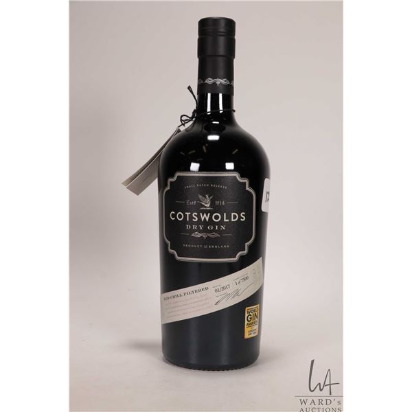 Cotswolds/ Dry Gin/ 700ml/ 46% ABV Note: Alcohol cannot be insured by any courier in Canada. Local p