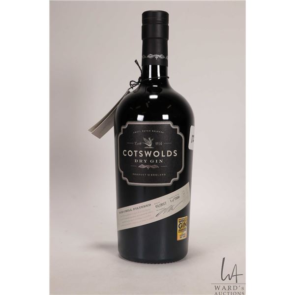 Cotswolds/ Dry Gin/ 700ml/ 46% ABV Note: Alcohol cannot be insured by any courier in Canada. Local p