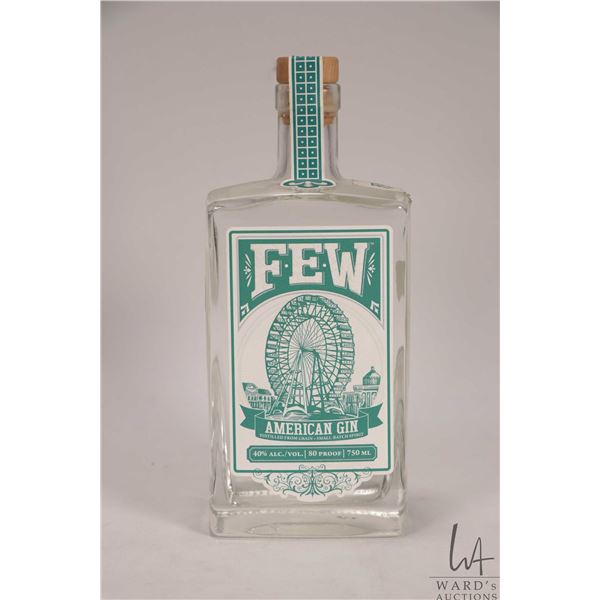 Few/ American Gin/ 750ml/ 40% ABV Note: Alcohol cannot be insured by any courier in Canada. Local pi