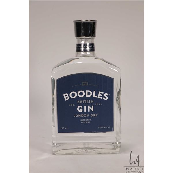 Boodles/ British Gin/ London Dry/ 750ml/ 45.2 ABV Note: Alcohol cannot be insured by any courier in 