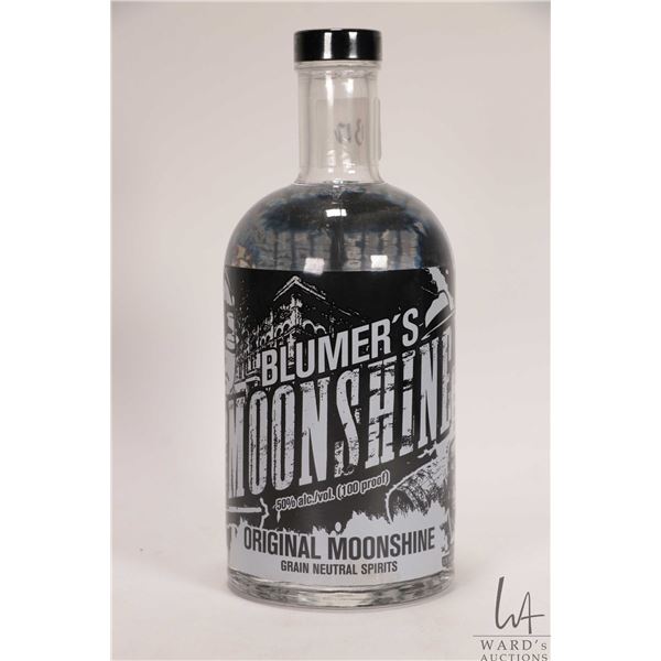 Blumer's Moonshine/ 750ml/ 50% ABV Note: Alcohol cannot be insured by any courier in Canada. Local p