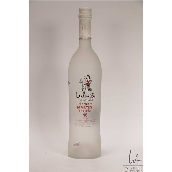 Lulu B./ Chocolate Martini / 750ml/ 15% ABV Note: Alcohol cannot be insured by any courier in Canada