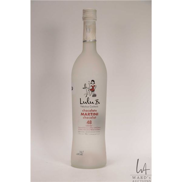 Lulu B./ Chocolate Martini / 750ml/ 15% ABV Note: Alcohol cannot be insured by any courier in Canada
