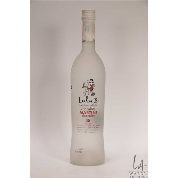 Lulu B./ Chocolate Martini / 750ml/ 15% ABV Note: Alcohol cannot be insured by any courier in Canada