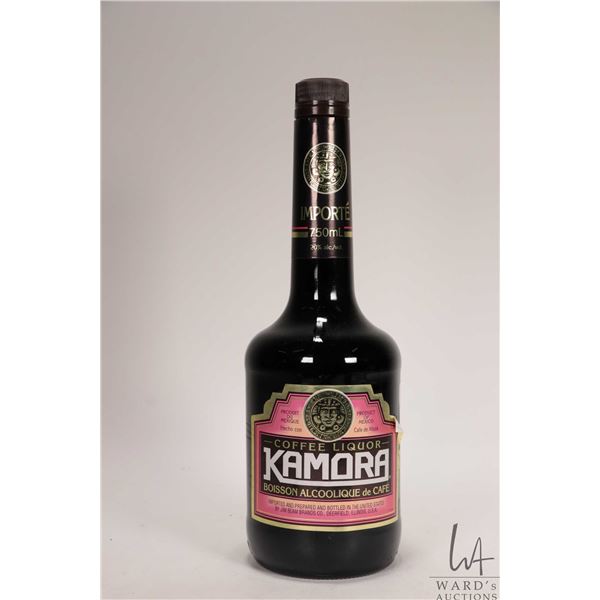 Kamora/ Coffee Liquor/ 750ml/ 20% ABV Note: Alcohol cannot be insured by any courier in Canada. Loca