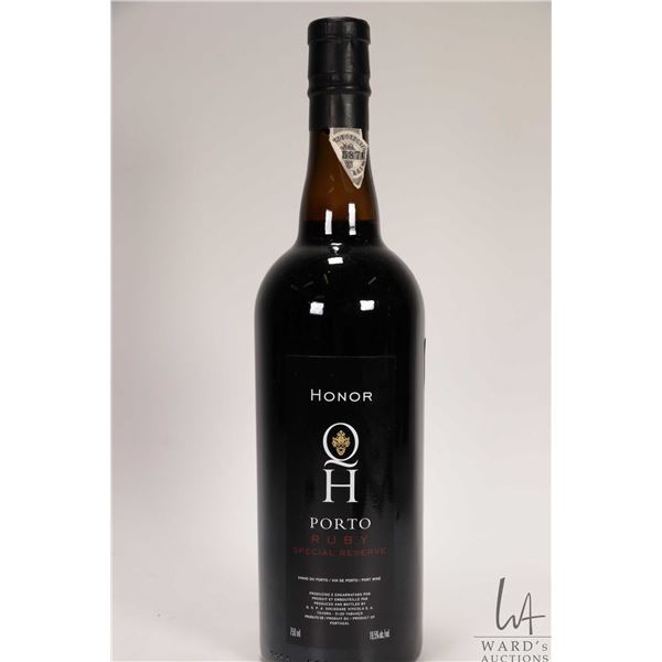 Honor/ Ruby Special Reserve/ Porto/ 750ml/ 19.5% ABV Note: Alcohol cannot be insured by any courier 