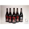 Image 1 : Five bottles of 16 Crazy Eyes/ Signature NHL Series/ Winter Bock Lager/ 750ml/ 8% ABV Note: Alcohol 