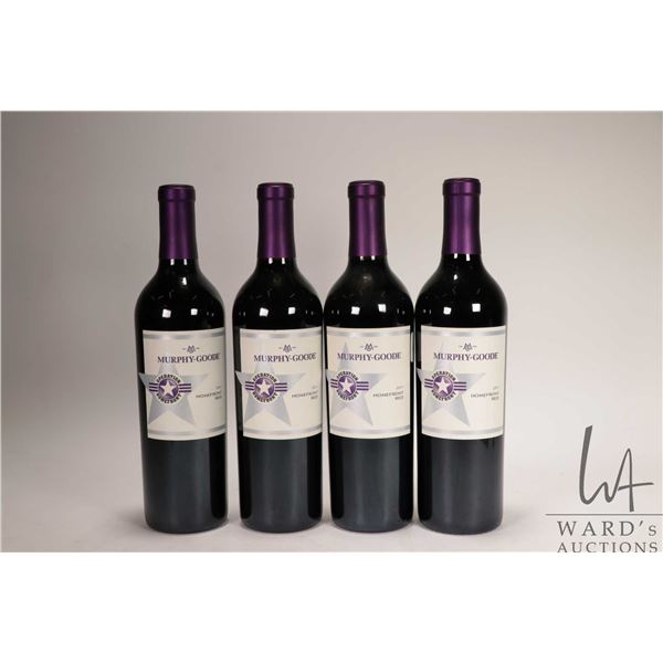 Four bottles of Murphy-Goode/ 2011/ Homefront Red/ California Red Wine/ 750ml/ 13.5% ABV Note: Alcoh