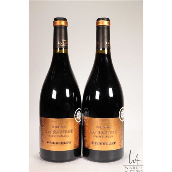 Two bottles of Terrior La Baume Saint Paul/ Corbieres/ 750ml/ 14% ABV Note: Alcohol cannot be insure