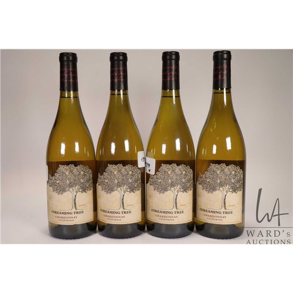 Four bottles of the Dreaming Hill/ 2016/ Chardonnay/ 750ml/ 13.5% ABV Note: Alcohol cannot be insure
