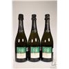 Three bottles of fre/ Alcohol Removed/ Brut Sparkling Grape Beverage/ 750ml/ 0.5% ABV Note: Alcohol 