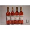 Four bottles of Woodbridge/ 2017 White Zinfandel/ 750ml/ 9% ABV Note: Alcohol cannot be insured by a