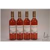 Four bottles of Woodbridge/ 2017 White Zinfandel/ 750ml/ 9% ABV Note: Alcohol cannot be insured by a