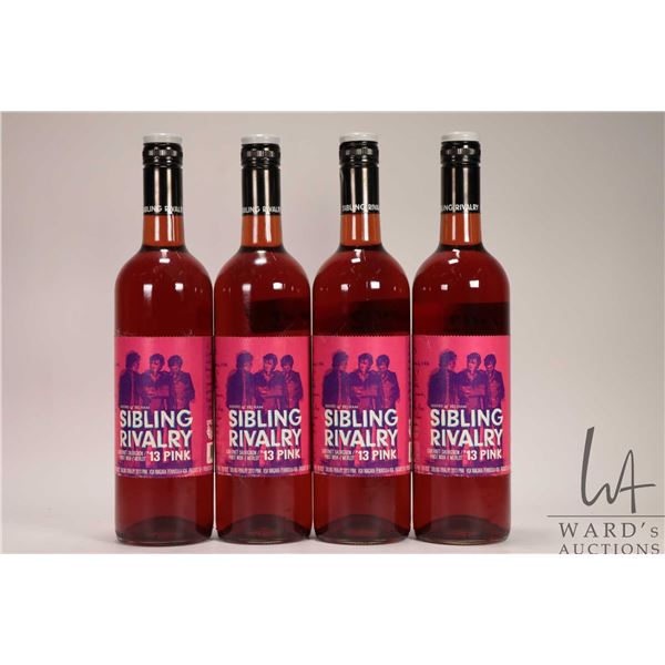 Four bottles of Henry of Pelham/ Sibling Rivalry/ 13 Pink/ Cabernet Sauvignon/ 750ml/ 11.5% ABv Note