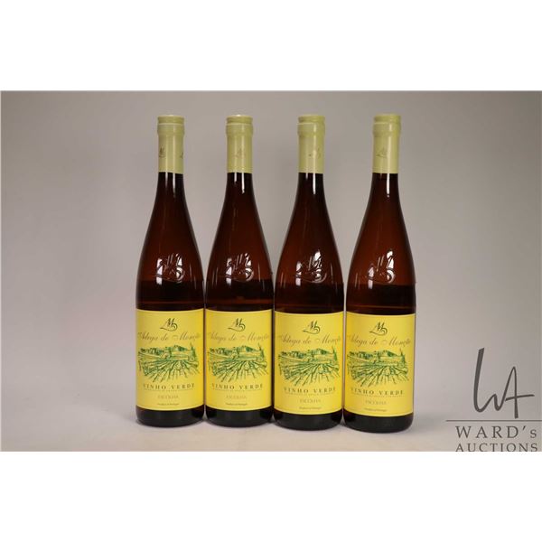 Four bottles of Adega de Moncao/ White Wine/ 750ml/ 11.5% ABV Note: Alcohol cannot be insured by any