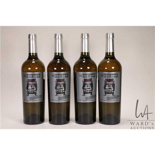 Four bottles of The Hunted/ 2015 Chardonnay/ 750ml/ 13% ABV Note: Alcohol cannot be insured by any c