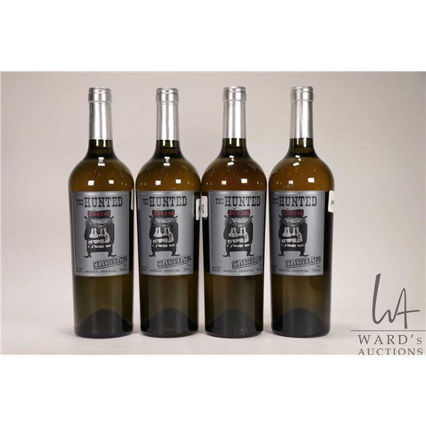 Four bottles of The Hunted/ 2015 Chardonnay/ 750ml/ 13% ABV Note: Alcohol cannot be insured by any c