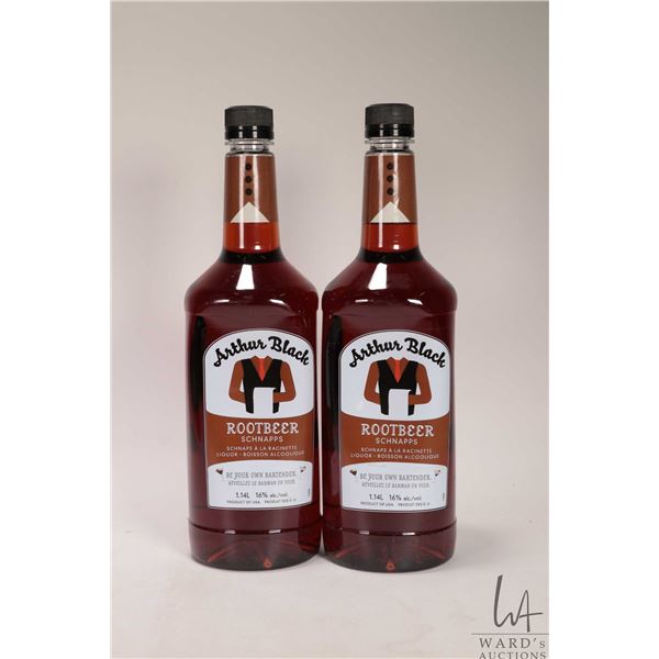 Two bottles of Arthur Black/ Rootbeer/ Schnapps/ 1.14 ltrs/ 16% ABV Note: Alcohol cannot be insured 