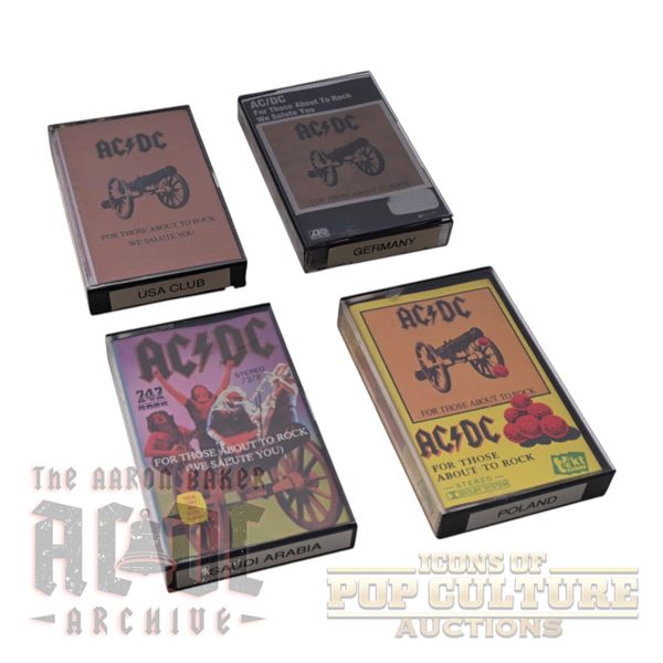 AC/DC - "For Those About to Rock" International Cassette Tapes - 2287