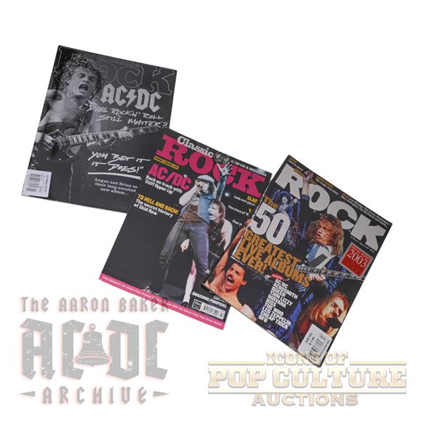 AC/DC - Three AC/DC Magazines - 3458
