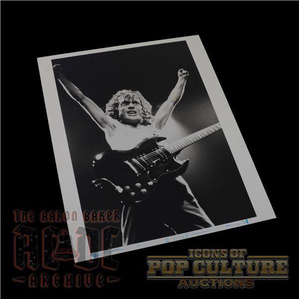 AC/DC - Angus Young Concert Photograph - 1938