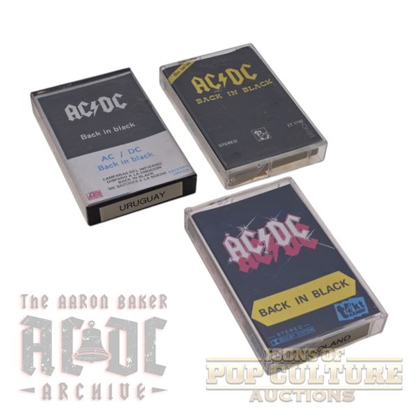AC/DC - "Back in Black" International Cassette Tapes - 2288