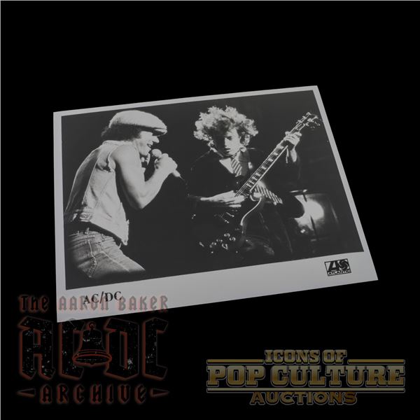 AC/DC - Brian Johnson & Angus Young Press Photograph - 1945