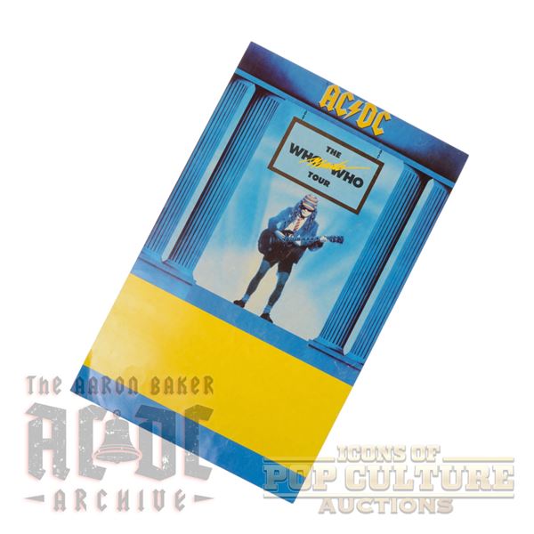 AC/DC - “Who Made Who” Tour Unused Promotional Poster - 2040