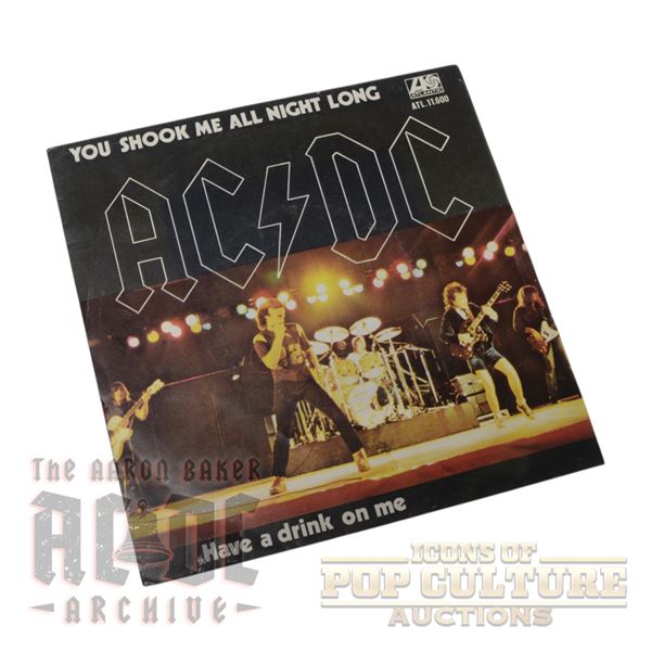AC/DC – You Shook Me All Night Long / Have a Drink on Me Belgian 7" Single - 3755