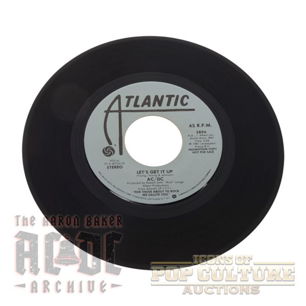 AC/DC - “Let’s Get It Up” 7" Promotional Single - 2198