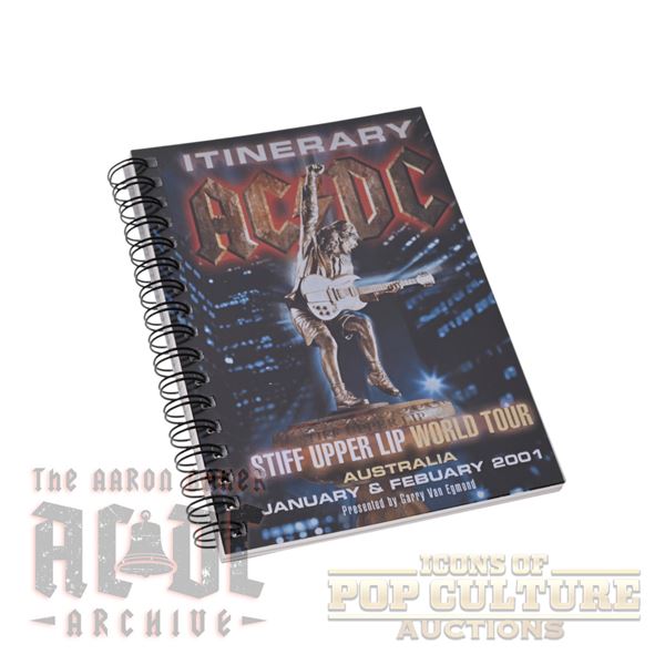 AC/DC - Stiff Upper Lip World Tour 2001 Australia Itinerary Book - 2181