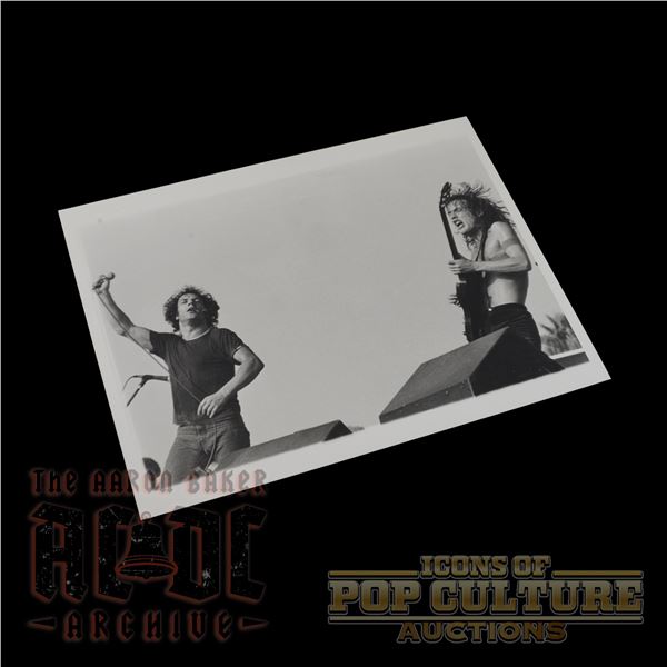 AC/DC - Original Angus Young & Brian Johnson Concert Photograph - 2093