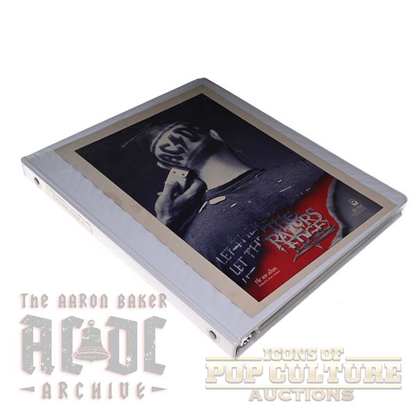 AC/DC - "The Razors Edge" Era Scrapbook by Archivist Aaron Baker - 4098