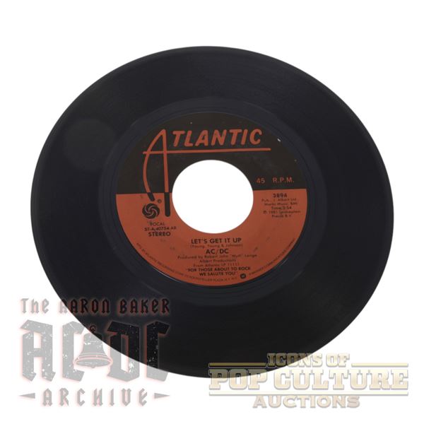 AC/DC - “Let’s Get It Up” / “Snowballed” 7" Single - 22