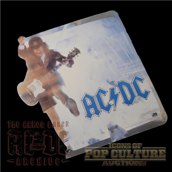 AC/DC - 1988 Angus Young Promotional Store Display Poster - 1993