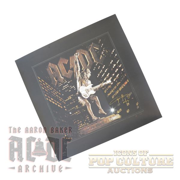 AC/DC – Stiff Upper Lip Poster Signed by Angus Young - 3585