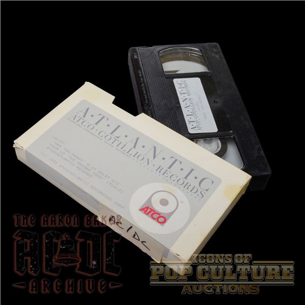 AC/DC - “Are You Ready” 1991 Promotional Music Video VHS - 4176