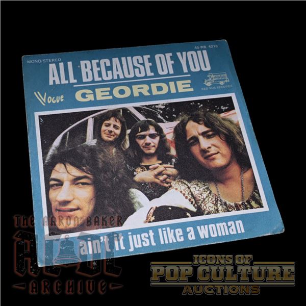 Geordie – All Because Of You 7″ Single - 4474