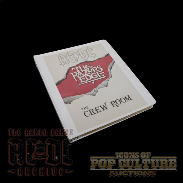 AC/DC - The Razors Edge Era Scrapbook by Archivist Aaron Baker - 4703